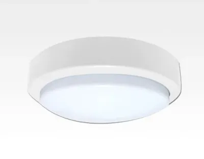 10W LED Wand/Deckenleuchte weiss rund Tageslicht Weiß / 6000-6500K 450lm 230VAC IP65 120Grad