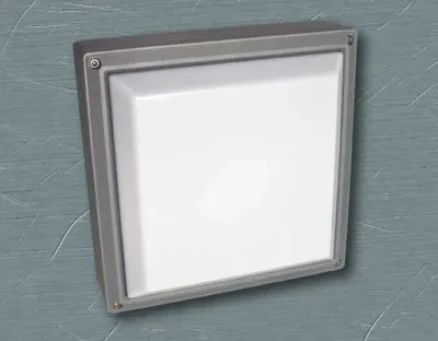 20W LED Wand/Deckenleuchte grau quadratisch Tageslicht Weiß / 6000-6500K 900lm 230VAC IP54 120Grad — Bild 2