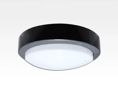 3W LED Wand/Deckenleuchte grau rund Tageslicht Weiß / 6000-6500K 135lm 24VDC IP65 120Grad