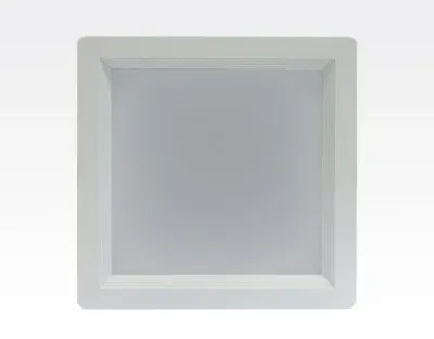 36W LED Einbau Downlight weiß quadratisch dimmbar Neutral Weiß  / 4000-4500K 3600lm 230VAC IP43 120Grad -Ausstellungsstück mit kleinen Schönheitsfehler — Bild 3