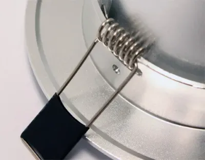20W LED Einbau Downlight Aluminium gebürstet rund Warm Weiss / 2500-3300K 1600lm 230VAC 120Grad — Bild 6