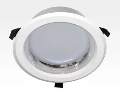 15W LED Einbau Downlight weiß rund Neutral Weiß / 4000-4500K 1200lm 230VAC IP44 120Grad