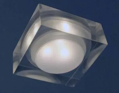 3W LED Einbau Spot Warm Weiß quadratisch / 240lm 230VAC — Bild 2