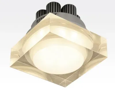 3W LED Einbau Spot Warm Weiß quadratisch / 240lm 230VAC