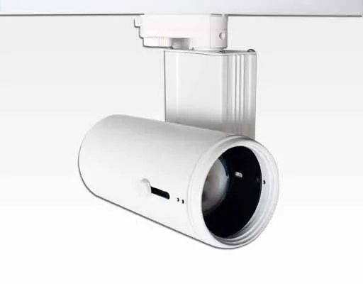20W LED 3-Phasen Schienen Leuchte 24-60Grad einstellbar / weiss Warm Weiss 2000lm 230VAC